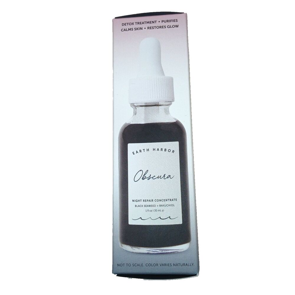 Earth Harbor Obscura Night Repair Concentrate Skin Calming 1 Oz 30ml NIB